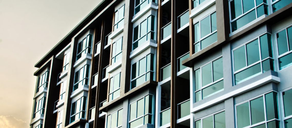 44298531 - image of condo on afternoon with sun set